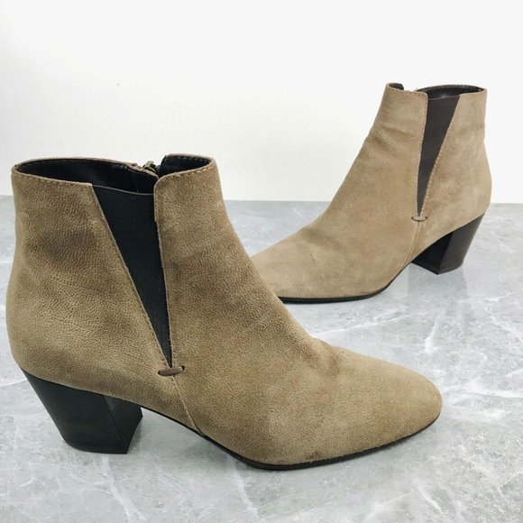 Aquatalia | Shoes | Aquatalia Faylynn Weatherproof Taupe  Aquatalia Faylynn Weatherproof Womens Size 10 Booties Taupe Chelsea‎ Ankle boots
